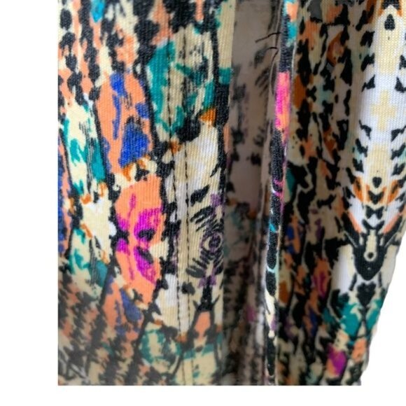 Mudd Maxi Dress XS Black Multicolor Print Sleeveless Casual Boho Sundress - Picture 5 of 9